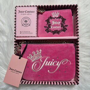 Juicy Couture Wristlet & Coin Purse Set